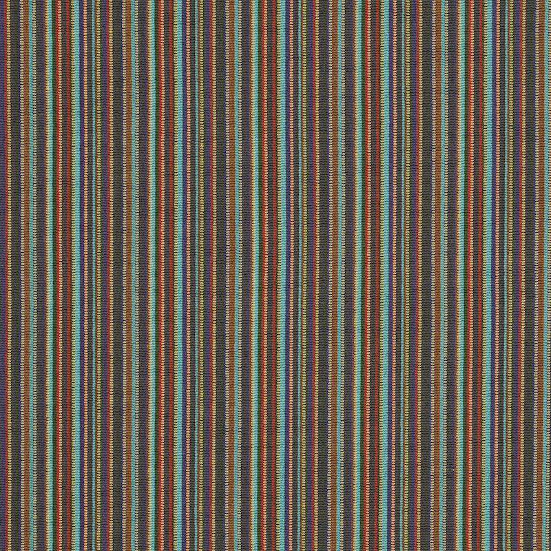 Schumacher Sinoir Stripe Multi Fabric Sample 79351