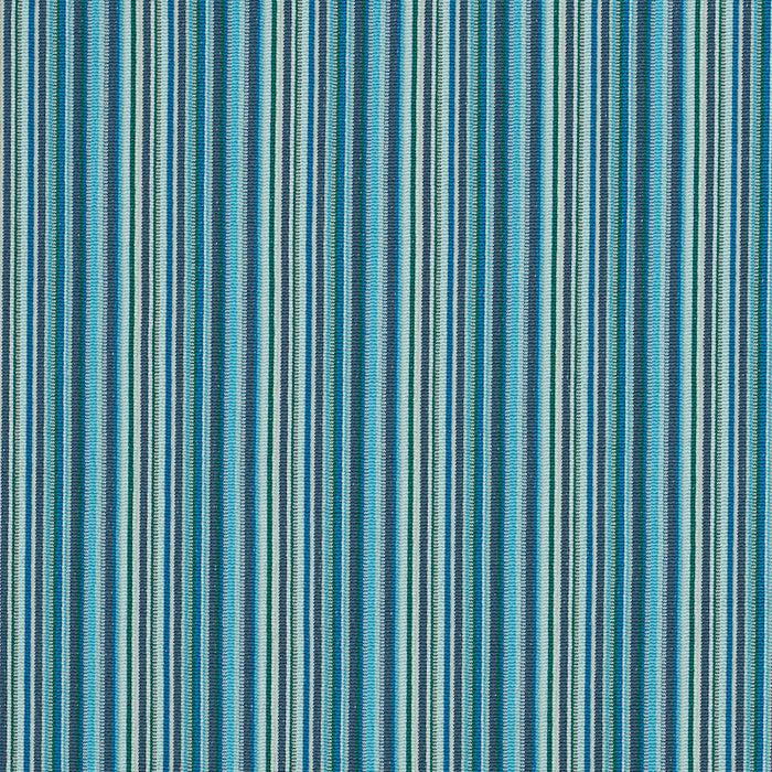 Schumacher Sinoir Stripe Blue Fabric 79352