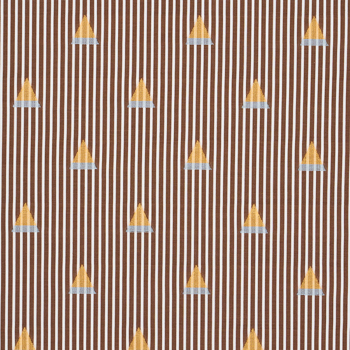 Schumacher Ludus Stripe Brown Fabric 79362