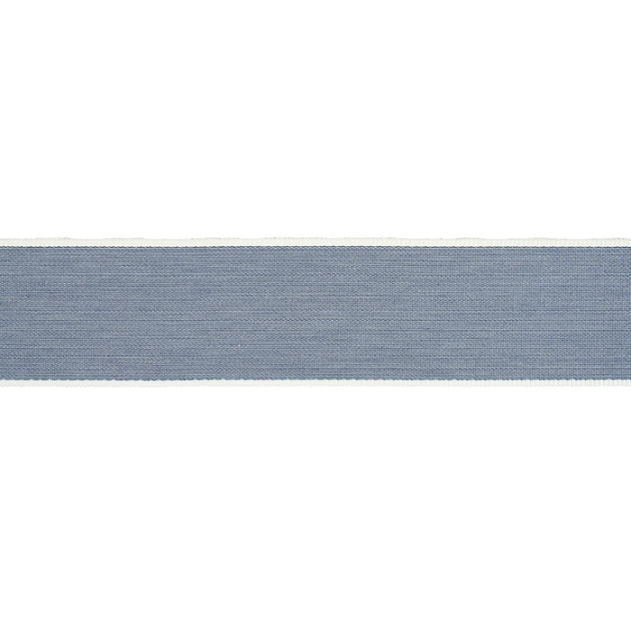 Schumacher Sandpiper Tape Wide Blue Trim Sample 79380