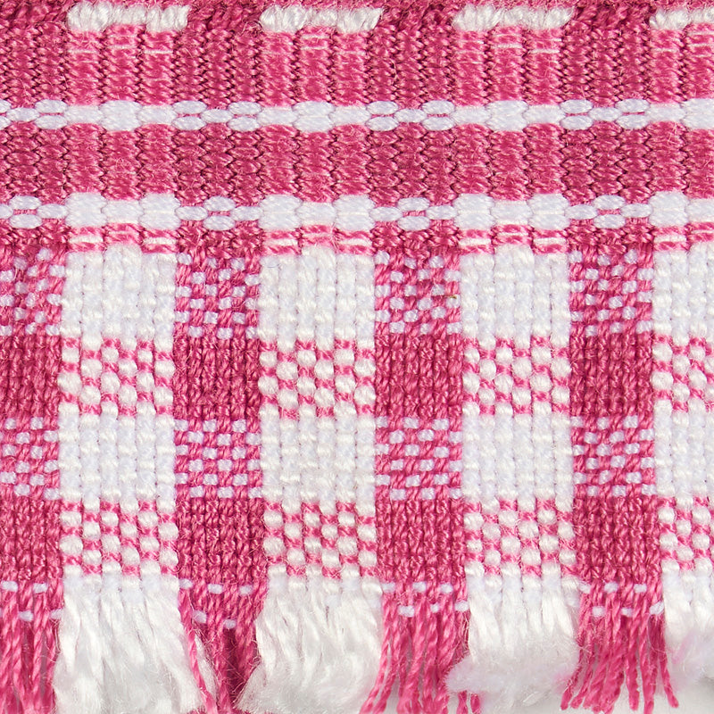 Schumacher Rosaly Tape Pink Trim Sample 79391