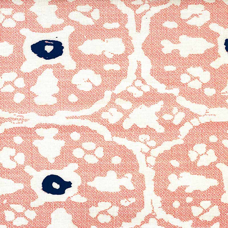 China Seas Nitik Grande Pink Navy Fabric Sample 7940-03