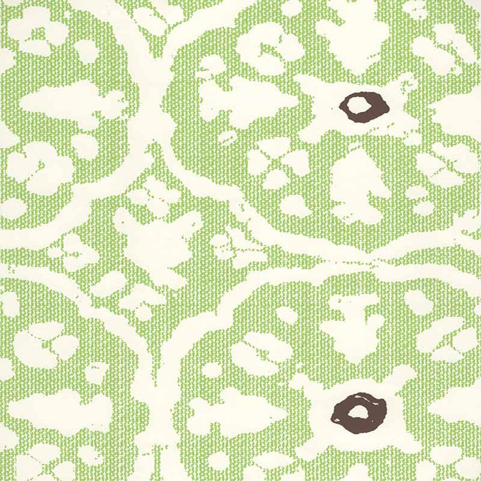 China Seas Nitik Grande Jungle Green Brown Wallpaper Sample 7940-05WP