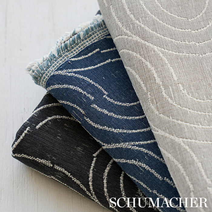 Schumacher Alma Indoor/Outdoor Denim Fabric 79401