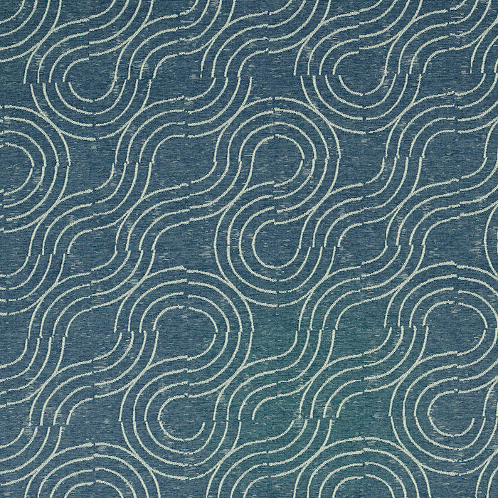 Schumacher Alma Indoor/Outdoor Denim Fabric 79401