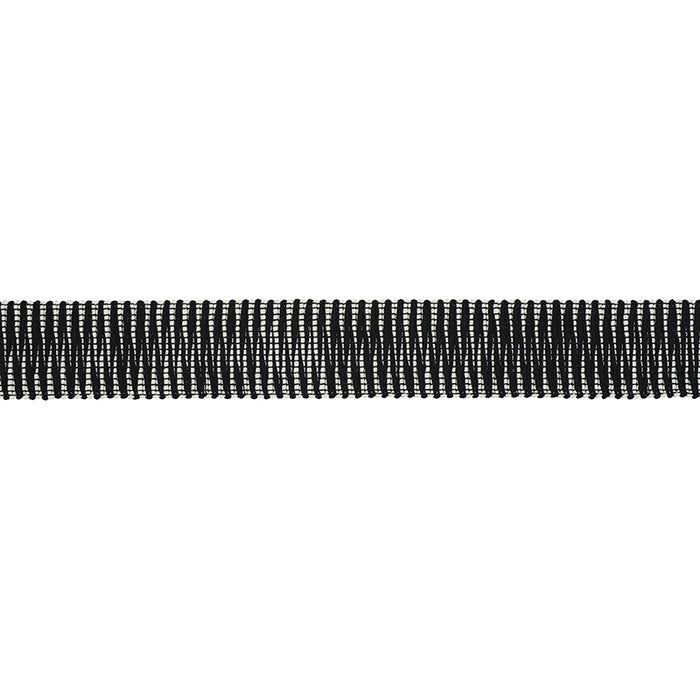 Schumacher Pierce Tape Indoor/Outdoor Black Trim Sample 79411