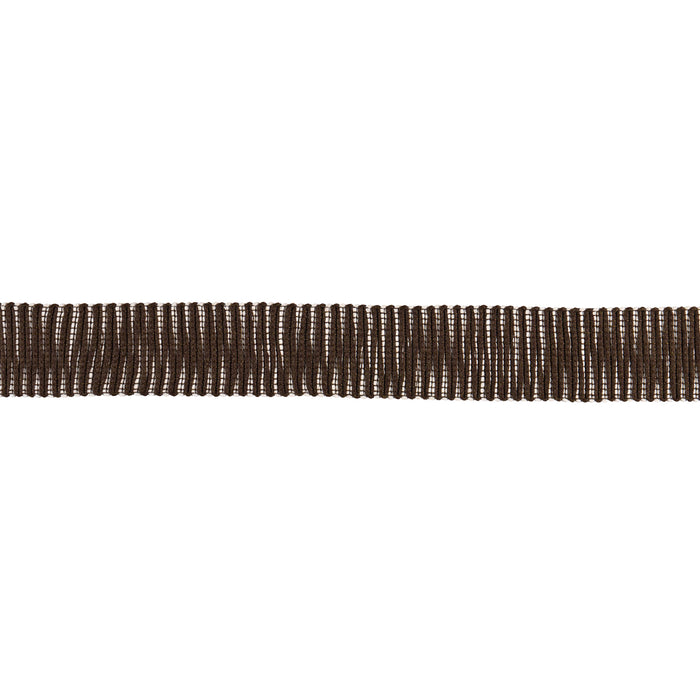 Schumacher Pierce Tape Indoor/Outdoor Brown Trim Sample 79418