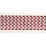 Schumacher Portola Tape Indoor/Outdoor Rose Trim 79424