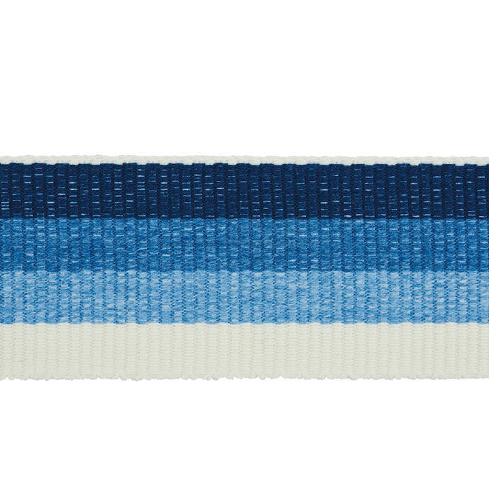 Schumacher Ombre Tape Indoor/Outdoor Blue Trim Sample 79430