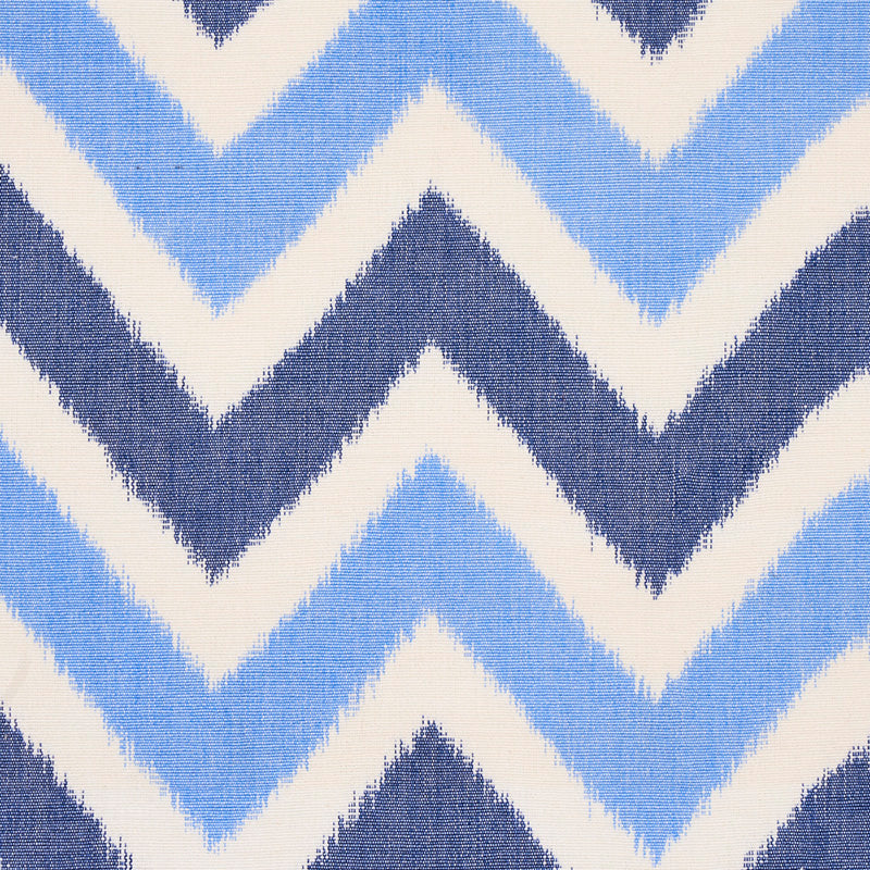 Schumacher Vedado Ikat Indigo Fabric 79460