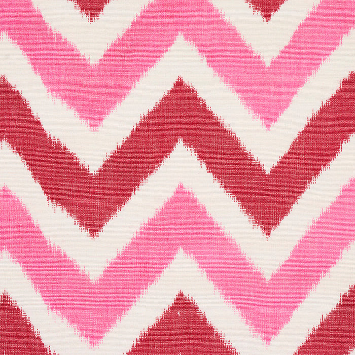 Schumacher Vedado Ikat Pink Fabric 79461