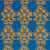 Schumacher Cybele Embroidery Blue Fabric Sample 79470