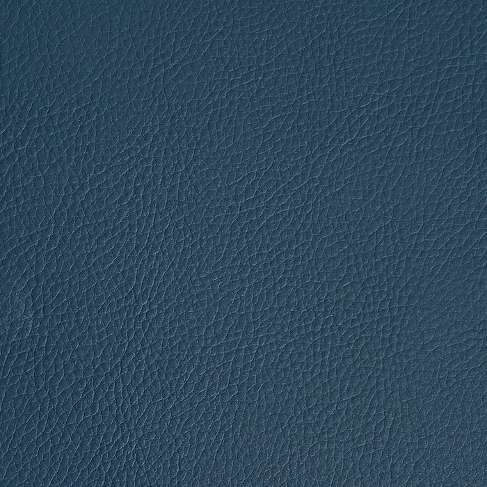 Schumacher Vegan Leather Indoor/Outdoor Navy Fabric Sample 79558