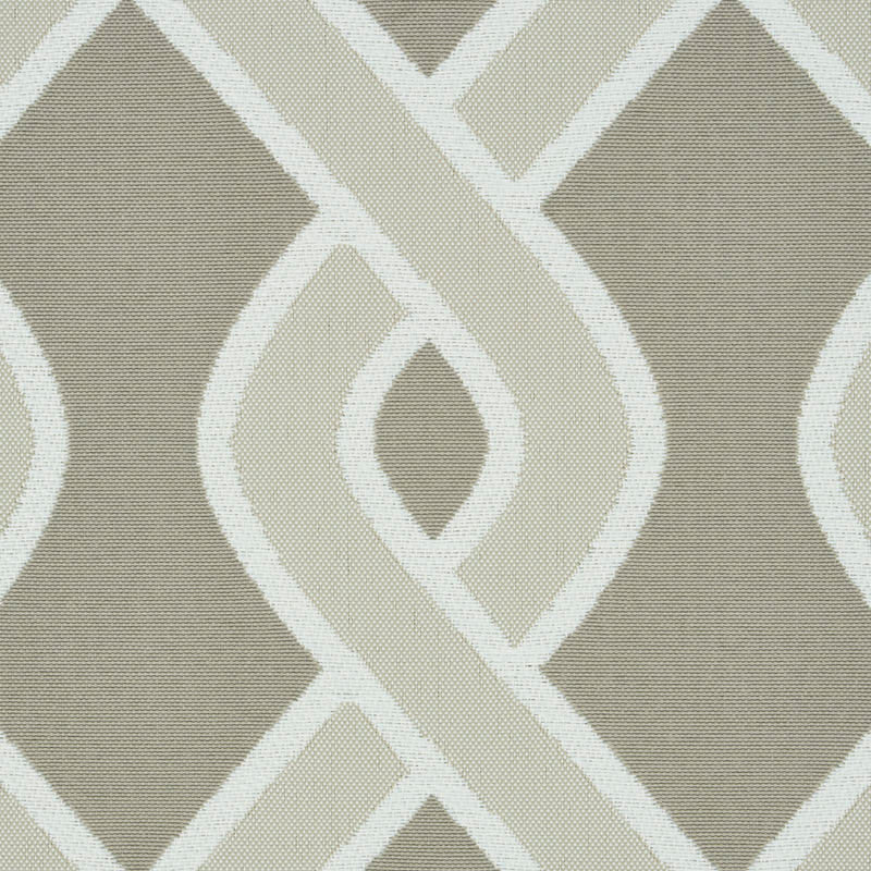 Schumacher Cleo Trellis Indoor/Outdoor Neutral Fabric 79572