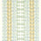 Schumacher Vinka Embroidery Mineral & Ivory Fabric Sample 79620