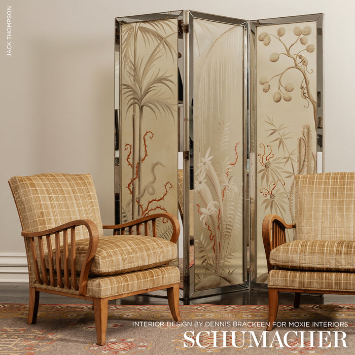 Schumacher Corneille Velvet Copper Fabric 79632