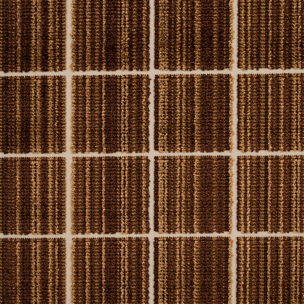 Schumacher Corneille Velvet Mocha Fabric 79633