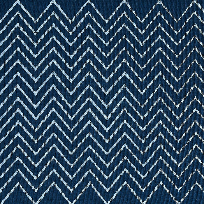 Schumacher Leora Hand Blocked Tape Indigo Trim Sample 79652