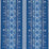 Schumacher Cosima Embroidery Blue Multi Fabric Sample 79680