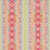 Schumacher Cosima Embroidery Pink Multi Fabric Sample 79682