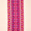 Schumacher Sandor Stripe Embroidery Magenta Fabric Sample 79831