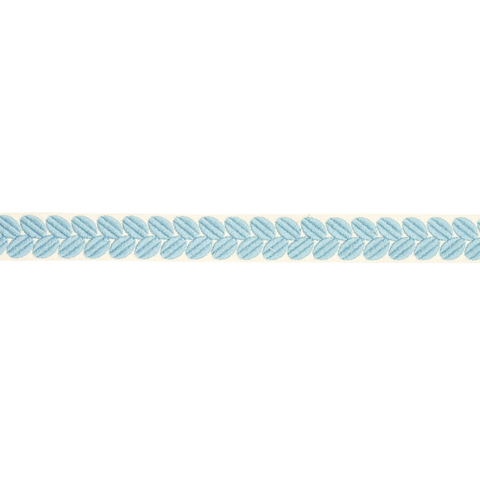 Schumacher Berkeley Tape Narrow Sky Trim 79910