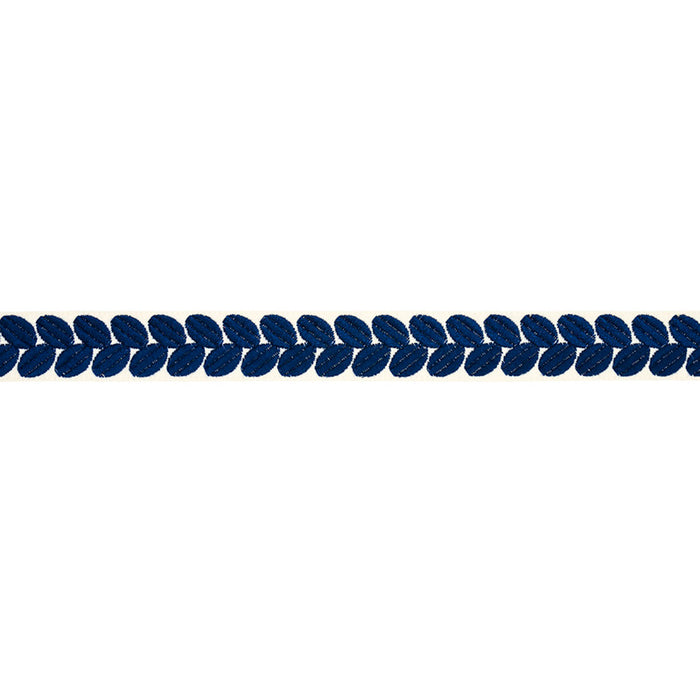 Schumacher Berkeley Tape Narrow Blue Trim 79912