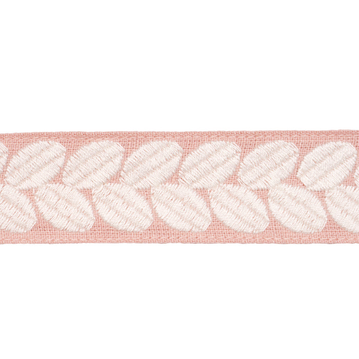 Schumacher Berkeley Tape Narrow Blush Trim 79916