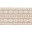 Schumacher Talitha Tape Ivory On Natural Trim Sample 79920