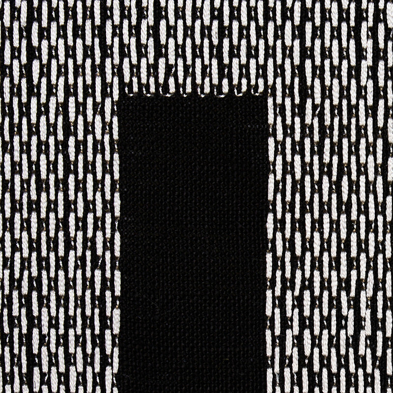 Schumacher Matrix Tape Ivory On Black Trim Sample 79931