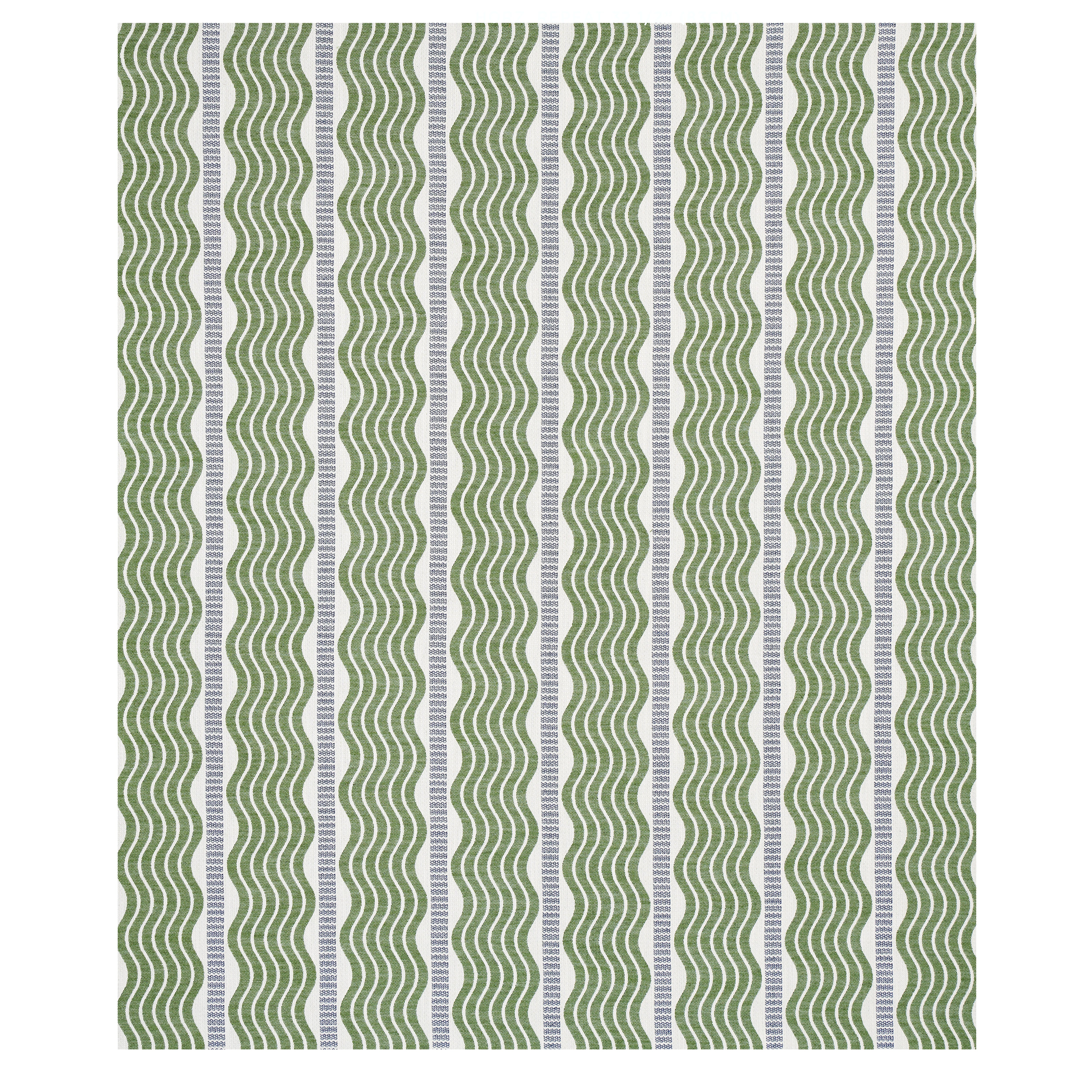 Schumacher Sina Stripe Green Fabric 79940