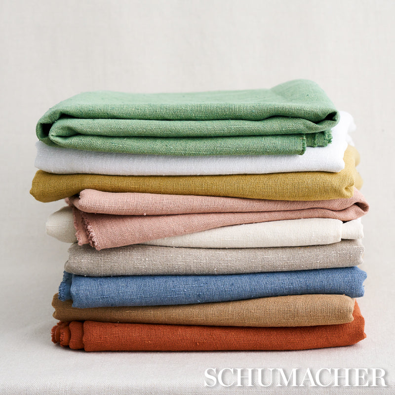 Schumacher Marco Performance Linen Linen Fabric Sample 79992