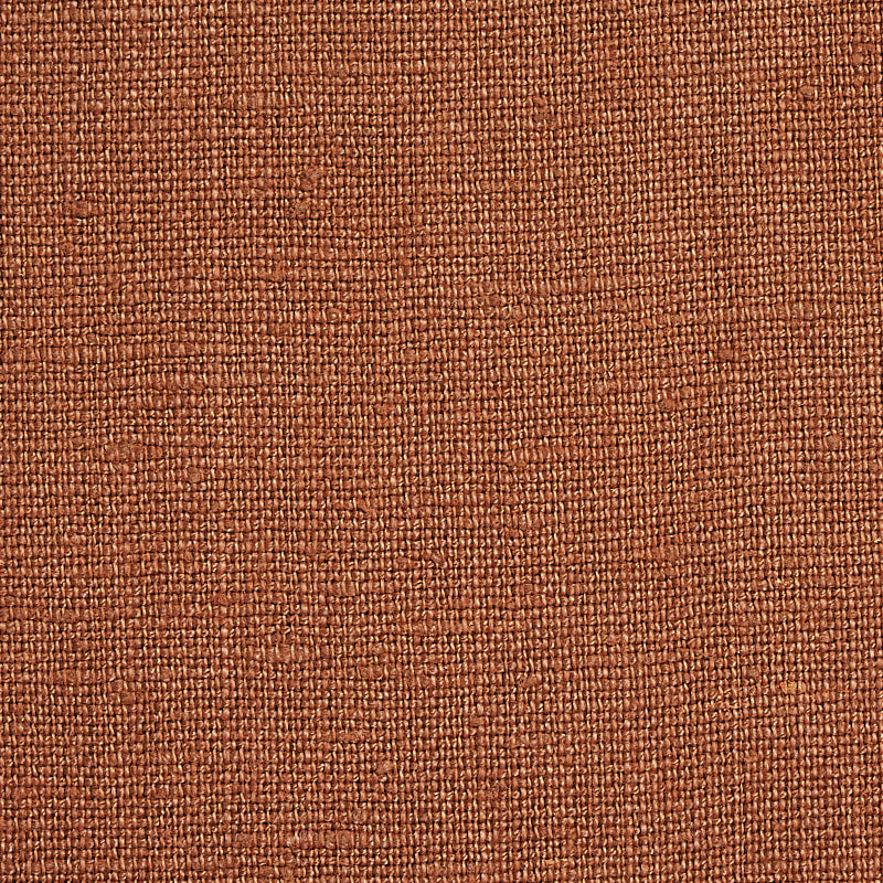 Schumacher Marco Performance Linen Terracotta Fabric 79996