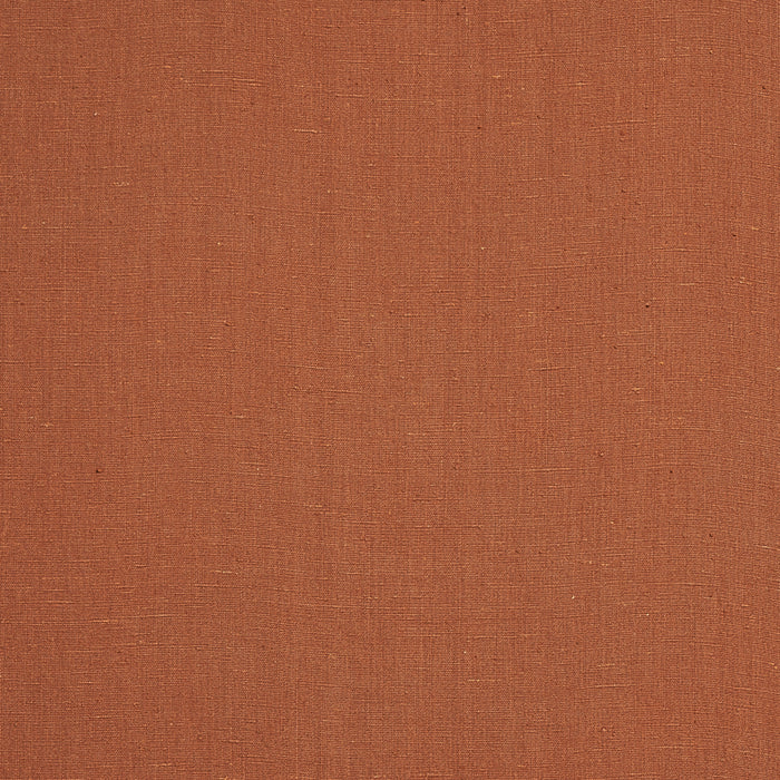 Schumacher Marco Performance Linen Terracotta Fabric Sample 79996