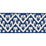 Schumacher Tivoli Tape Blue Trim Sample 80011