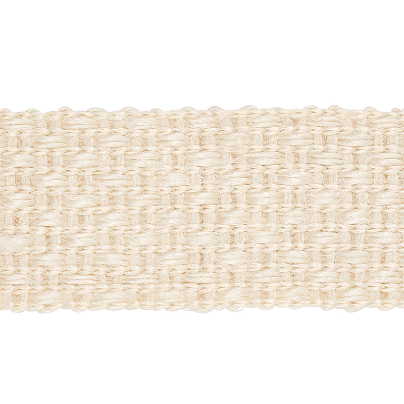 Schumacher Duval Jute Tape Ivory Trim 80070