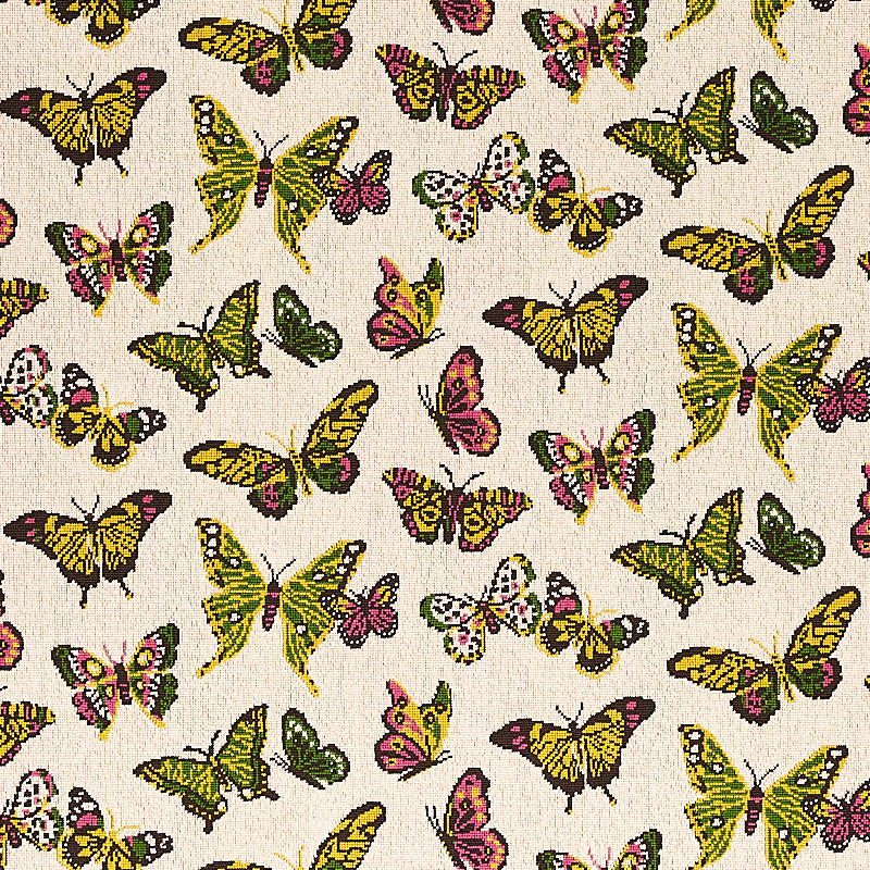 Schumacher Butterfly Epingle Spring Fabric 80100