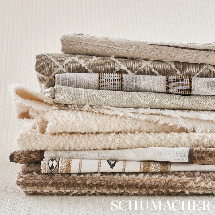 Schumacher Coleridge Jacquard Neutral Fabric 80121