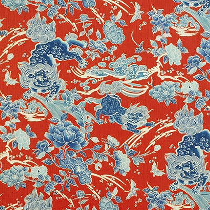 Brunschwig & Fils Shishi Poppy Fabric Sample 8012109.19.0