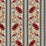 Brunschwig & Fils Le Lac Border Red/Blue Fabric Sample 8012137.195.0