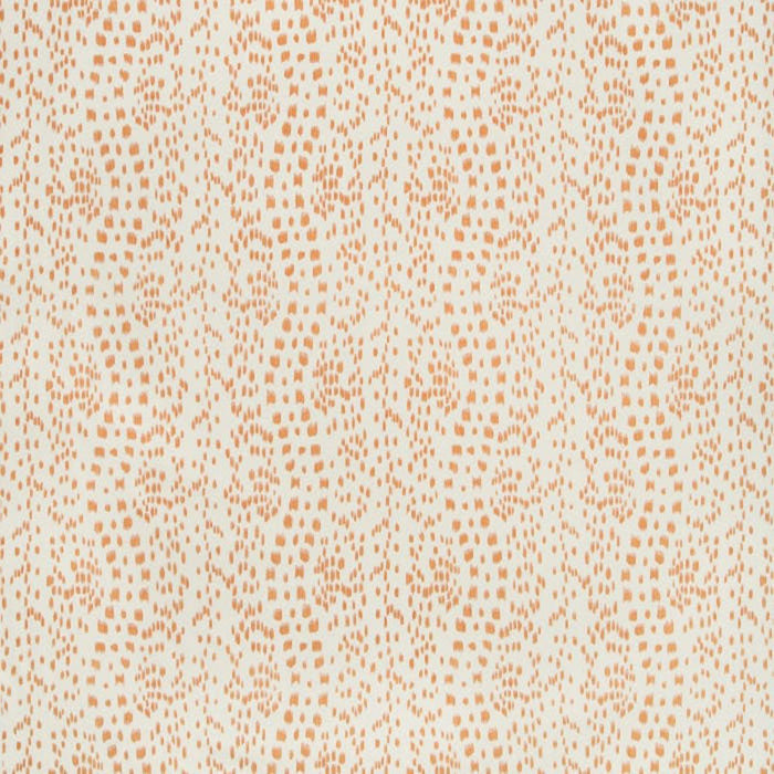 Brunschwig & Fils Les Touches Tangerine Fabric Sample 8012138.12.0