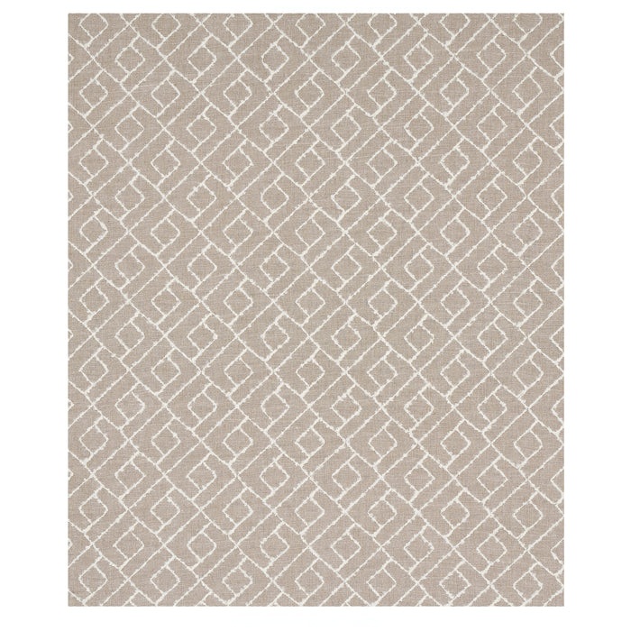 Schumacher Durant Embroidery Natural Fabric 80130