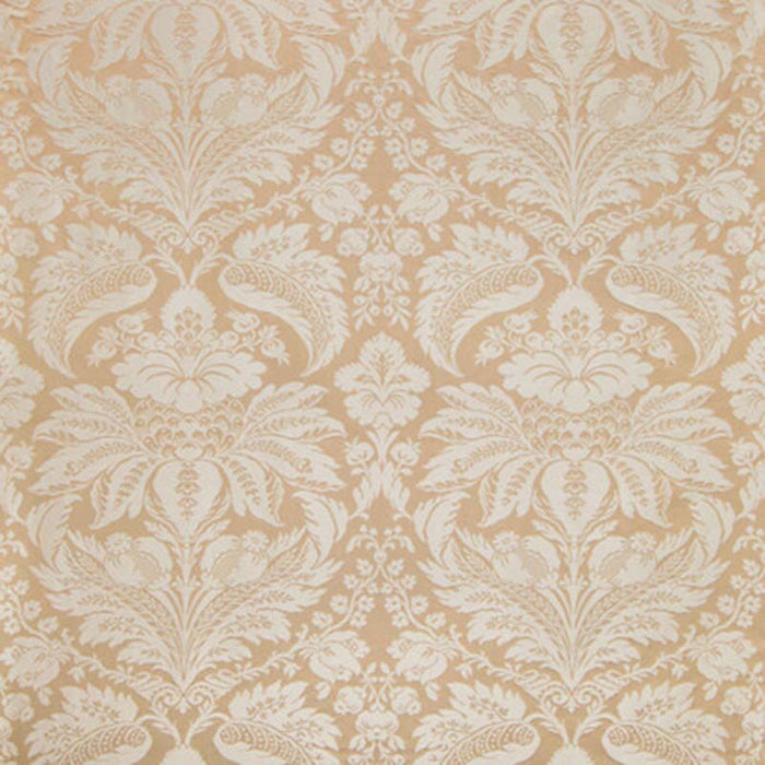 Brunschwig & Fils Damask Pierre Sand Fabric Sample 8013188.1116.0