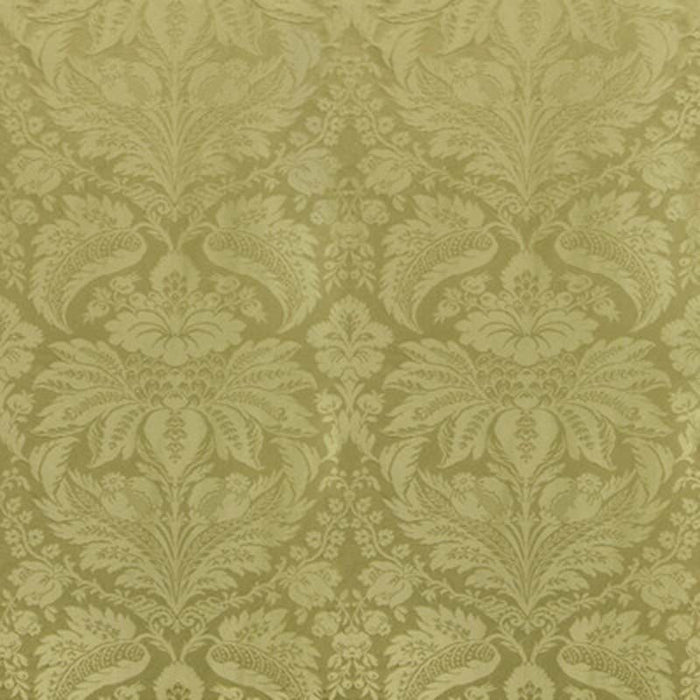 Brunschwig & Fils Damask Pierre Olive Fabric Sample 8013188.30.0