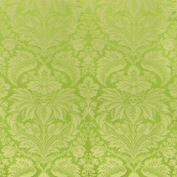 Brunschwig & Fils Damask Pierre Green Fabric Sample 8013188.33.0