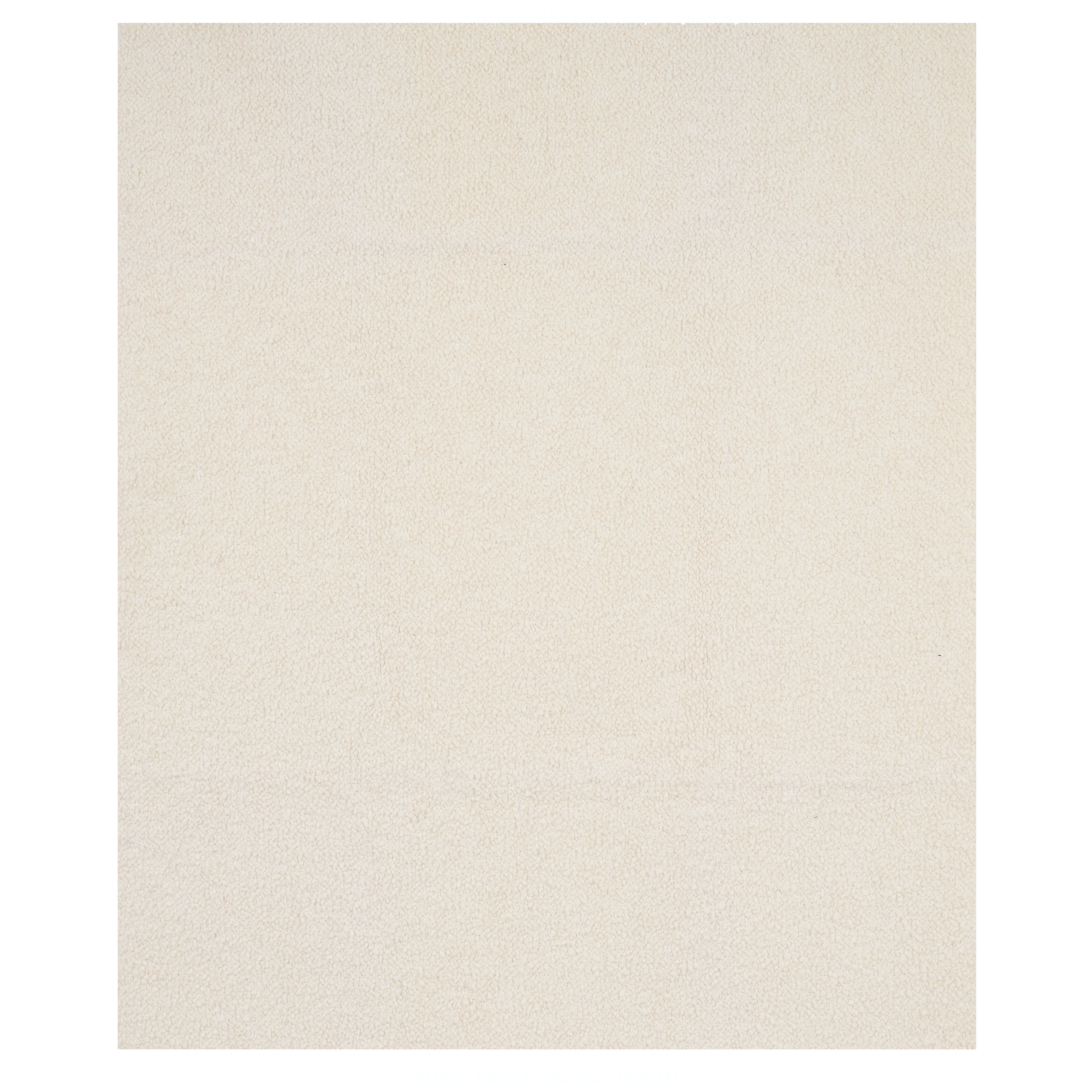 Schumacher Ogden Boucle Ivory Fabric 80151