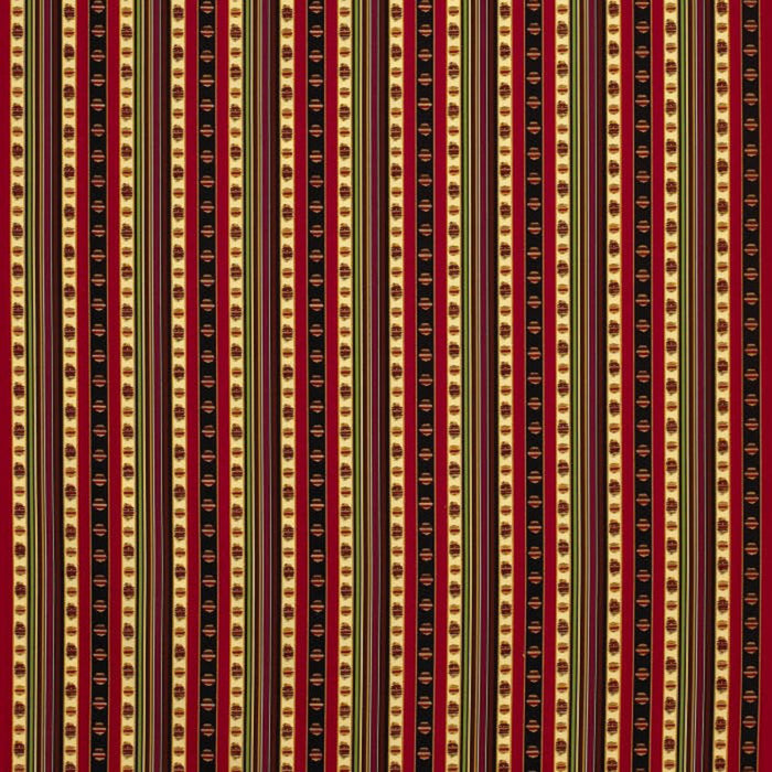 Brunschwig & Fils Rayure Percale Rouge Fabric Sample 8015144.193.0