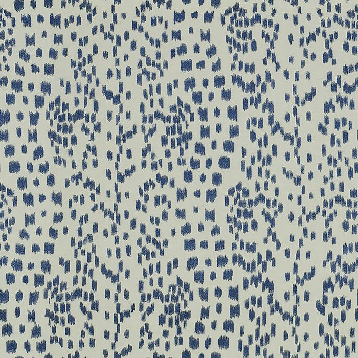 Brunschwig & Fils Les Touches Emb Canton Blue Fabric Sample 8015168.221.0