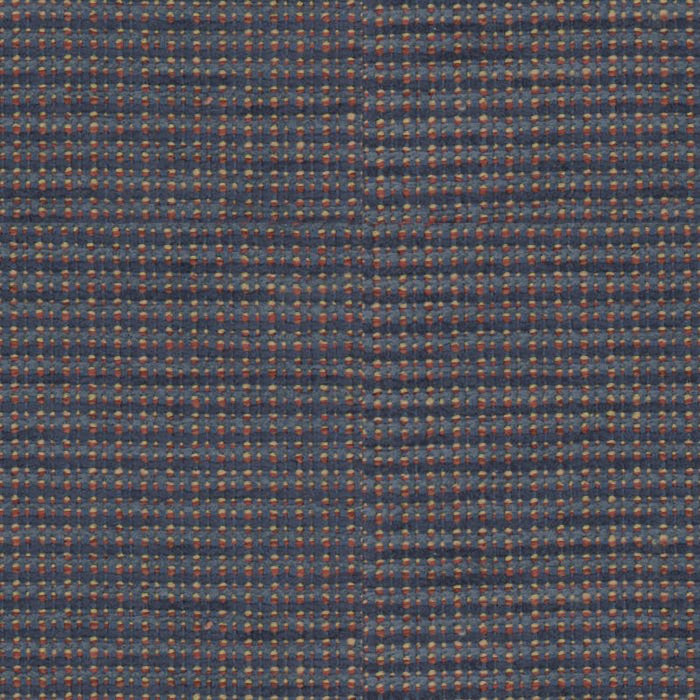 Brunschwig & Fils Tepey Chenille Navy/Multi Fabric Sample 8016109.50.0