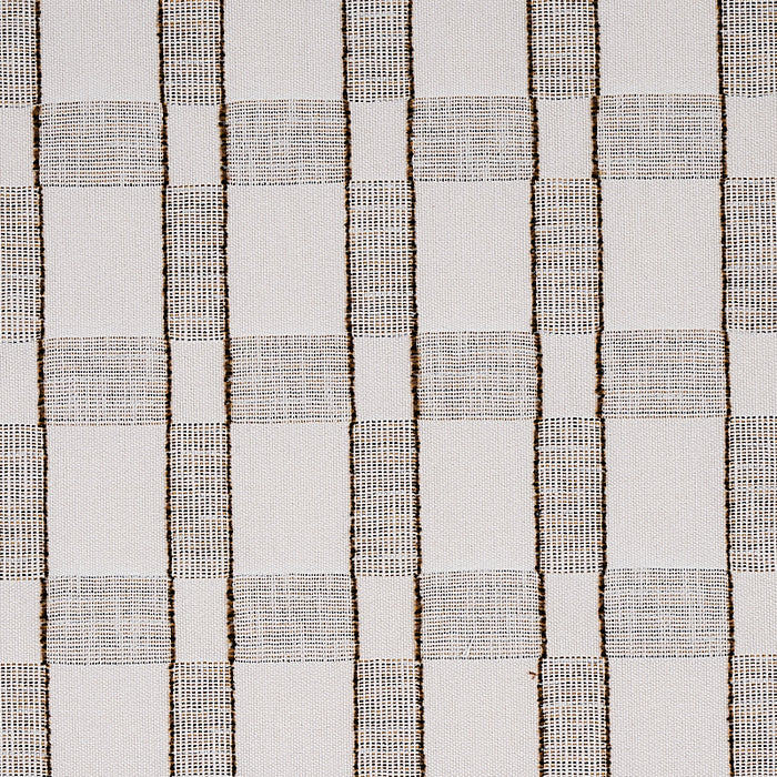 Schumacher Elko Plaid Straw Fabric 80161